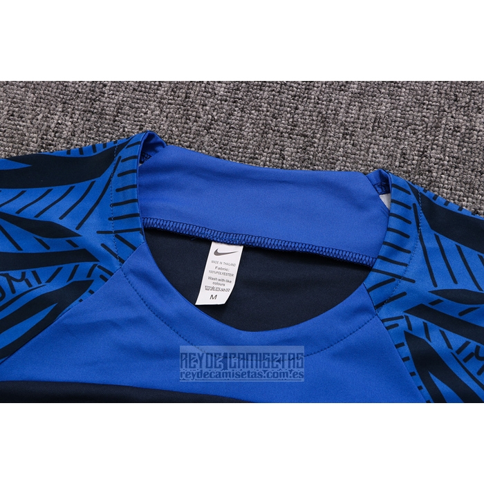 Chandal del Paises Bajos Manga Corta 2022-2023 Azul - Pantalon Corto